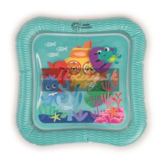 BABY EINSTEIN Podložka vodná 40x40 cm Sensory Splash™ 0m+