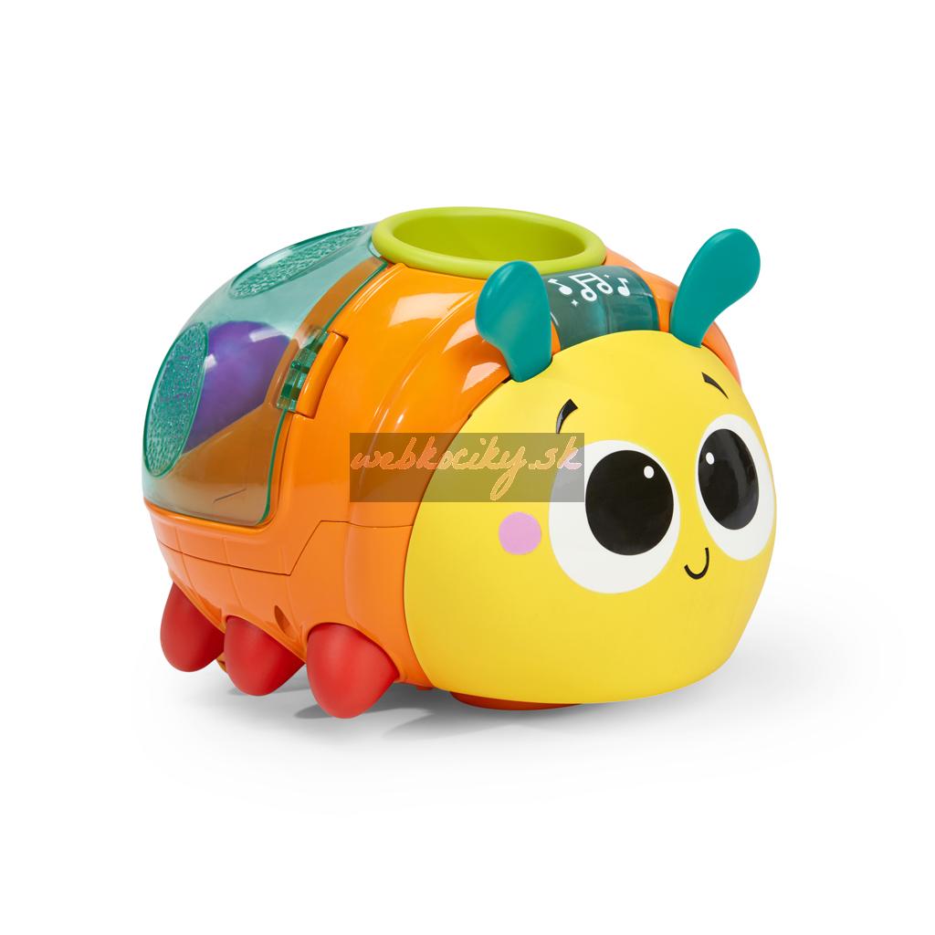 BRIGHT STARTS Hračka vkladacia interaktívna s loptičkami Spin 'n' Chase Bug™, 6m+