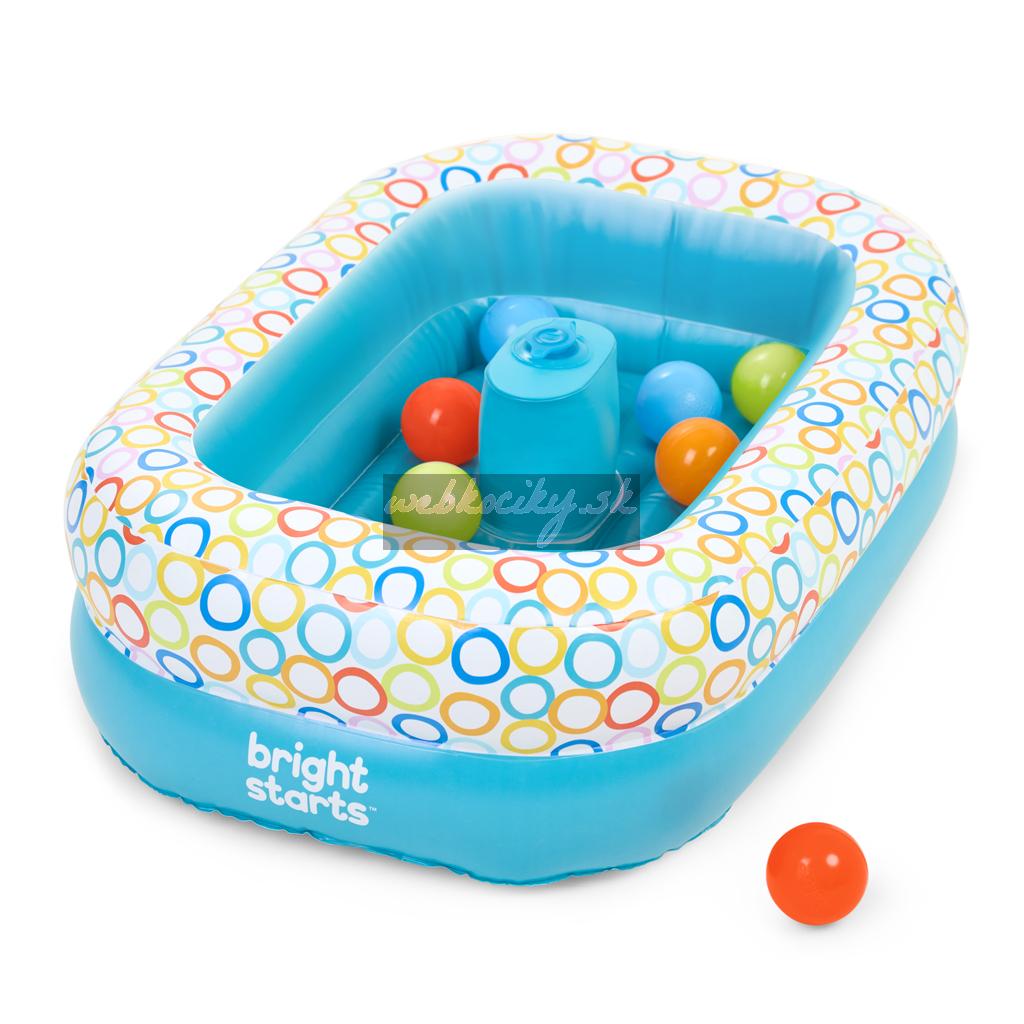 BRIGHT STARTS Vanička a bazén s loptičkami Bathe & Giggle™ 2 v 1, 6m+