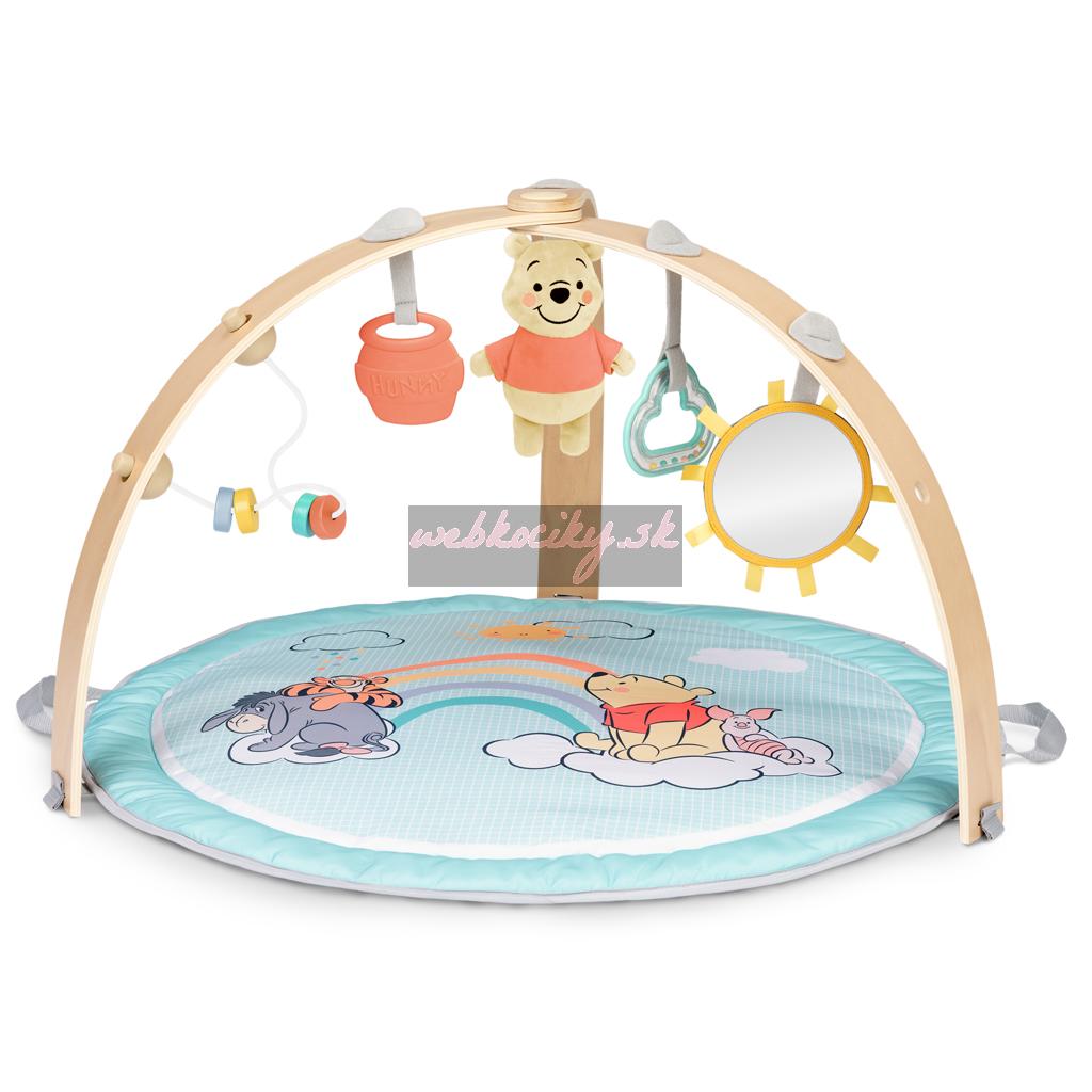 DISNEY BABY Deka na hranie pre rozvoj motoriky a zmyslov, obojstranná Winnie the Pooh ™ Hunny Hangou