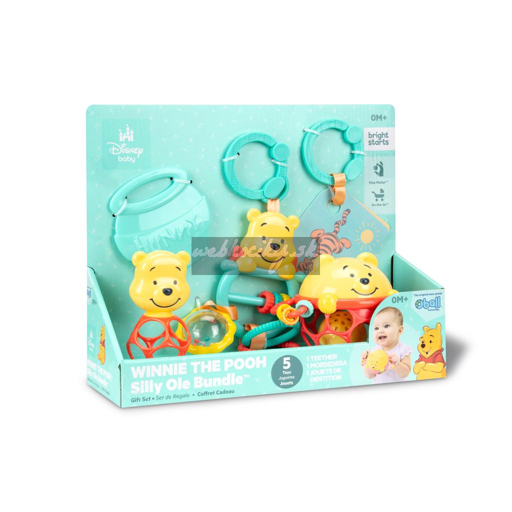 DISNEY BABY Sada darčeková multisenzorická Disney Baby Winnie the Pooh, 0m+