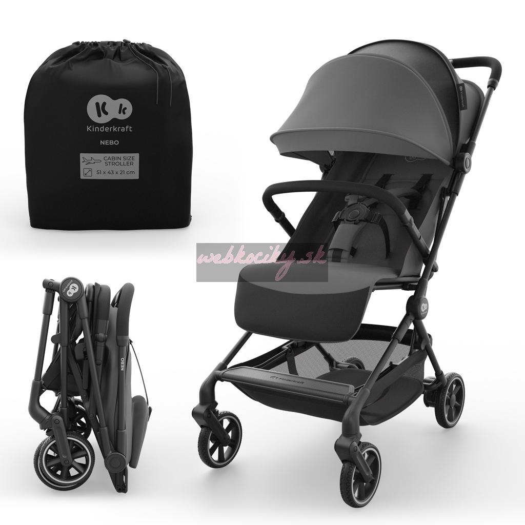 KINDERKRAFT Kočík športový Nebo Platinum Grey