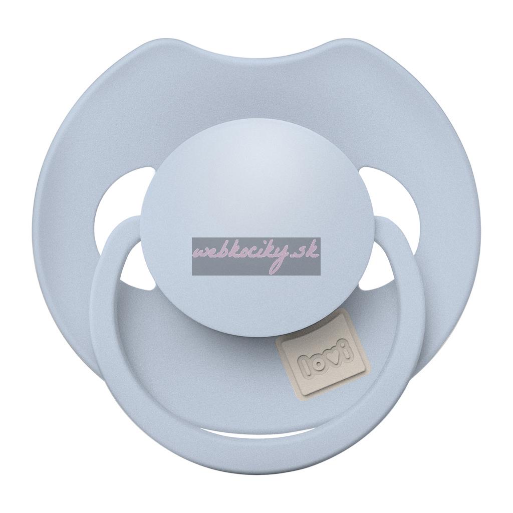 LOVI Cumlík silikónový dynamický Prime 0-6m 1ks Baby Blue