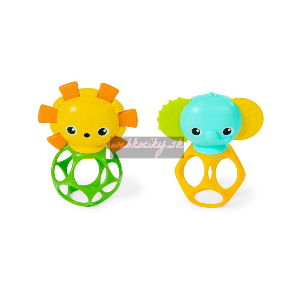 OBALL Hračka Oball Hryzačky Soother Pals™ Easy-Grasp 2ks 3m+