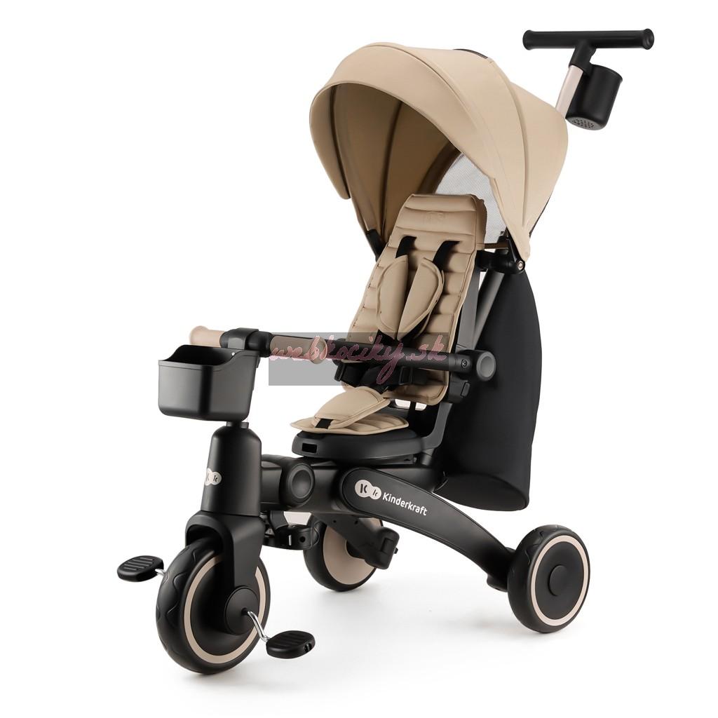 KINDERKRAFT Detská trojkolka Jazz 2 Beige