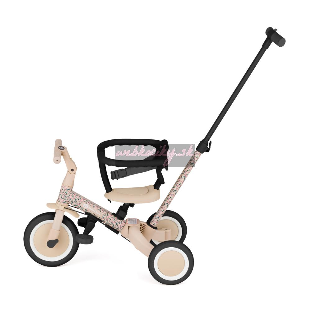 PETITE&MARS Trojkolka multifunkčná 5v1 Turbo - limitovaná edícia Pink Meadow