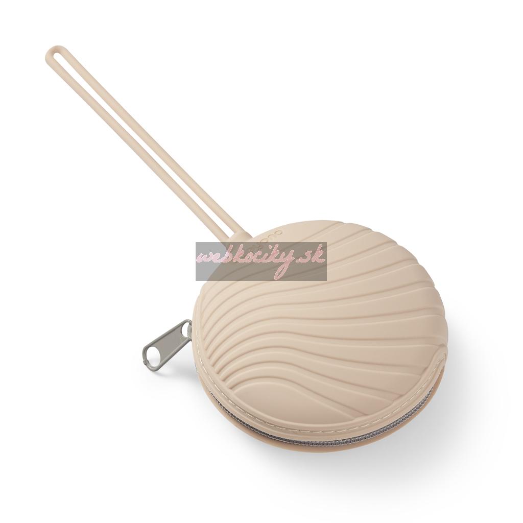 BABYONO Puzdro na cumlík silikónové béžové 0m+