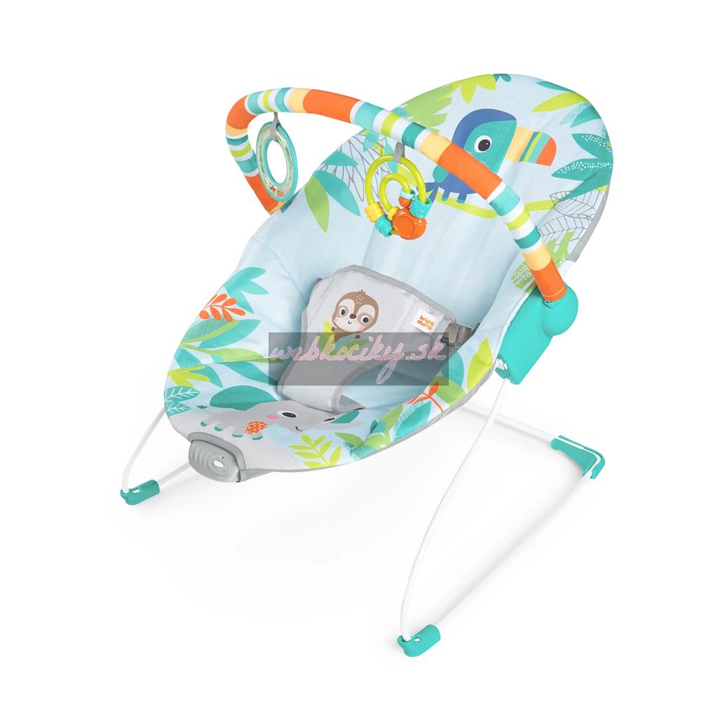BRIGHT STARTS Lehátko vibrujúce Rainforest Vibes™ 0m+ do 9kg