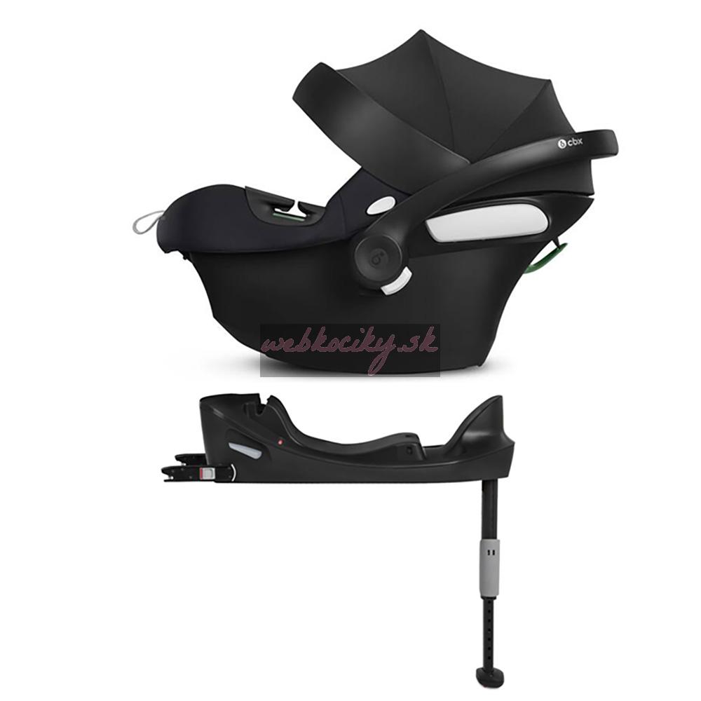CBX By CYBEX Autosedačka Aton B2 i-Size (0-13kg) Volcano Black Silver + základňa Base One