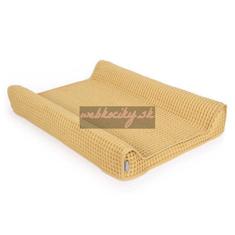 CEBA BABY Poťah na prebaľovaciu podložku Waffle Line (50x70) Cream Gold CEBA BABY