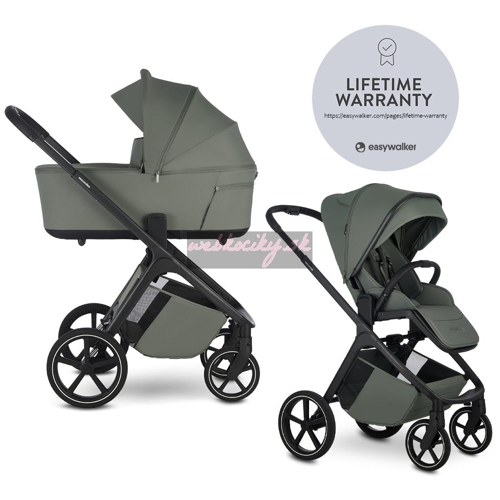 EASYWALKER Kočík kombinovaný Zoey Go Mineral Green