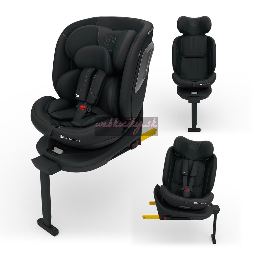 KINDERKRAFT Autosedačka i-360 2 Plus (40-150 cm) Black